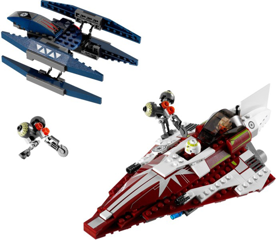 LEGO 7751 Ahsoka's Starfighter and Vulture Droid