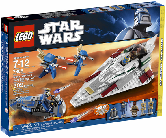 LEGO 7868 Star Wars Mace Windu's Jedi Starfighter