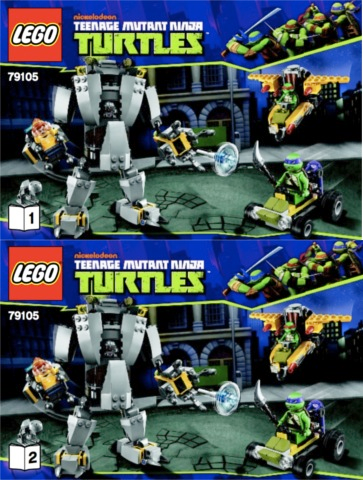 LEGO 79105 Teenage Mutant Ninja Turtles Baxter Robot Rampage