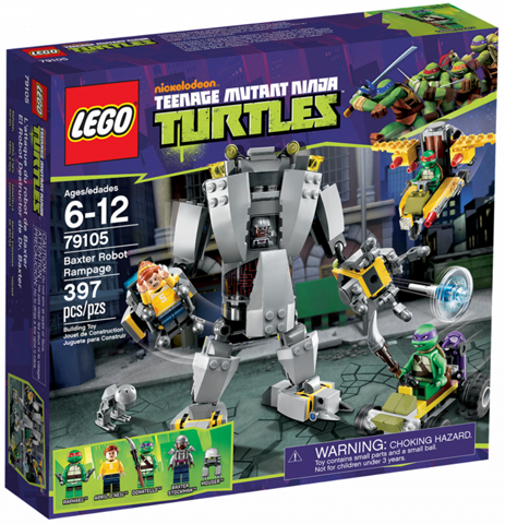 LEGO 79105 Teenage Mutant Ninja Turtles Baxter Robot Rampage