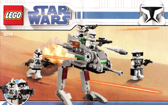 LEGO 8014 Star Wars Clone Walker Battle Pack