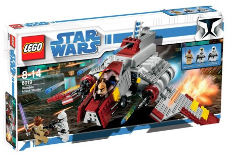 LEGO 8019 Star Wars Republic Attack Shuttle