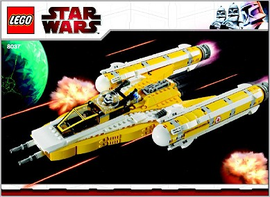 LEGO 8037 Star Wars Anakin's Y-wing Starfighter