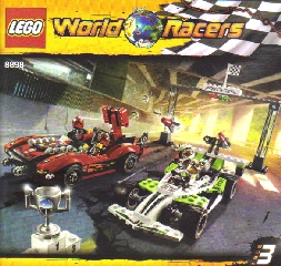 LEGO 8898 World Racers Wreckage Road