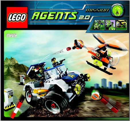 LEGO 8969 Agents 4-Wheeling Pursuit