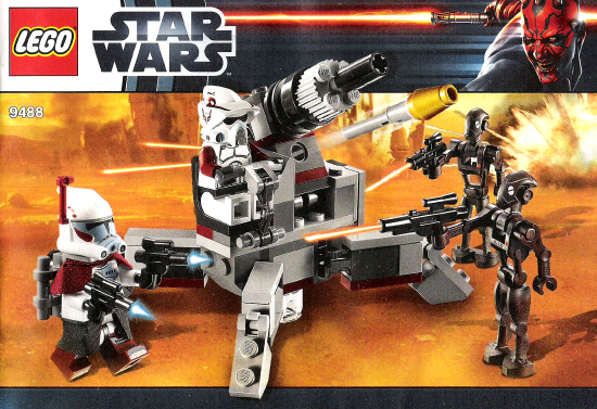 LEGO 9488 Star Wars Elite Clone Trooper & Commando Droid Battle Pack