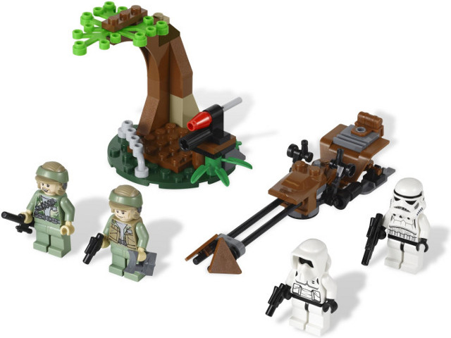 LEGO 9489 Star Wars Endor Rebel Trooper & Imperial Trooper Battle Pack