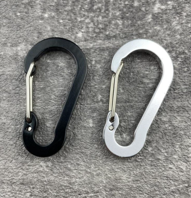 UNRL® Carabiners 6-Piece - Keychain Aluminium - Multi (49x26mm)