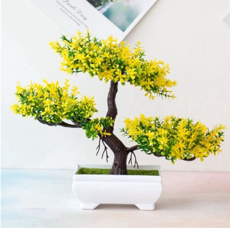 Bonsai Tree Yellow - Artificial plant
