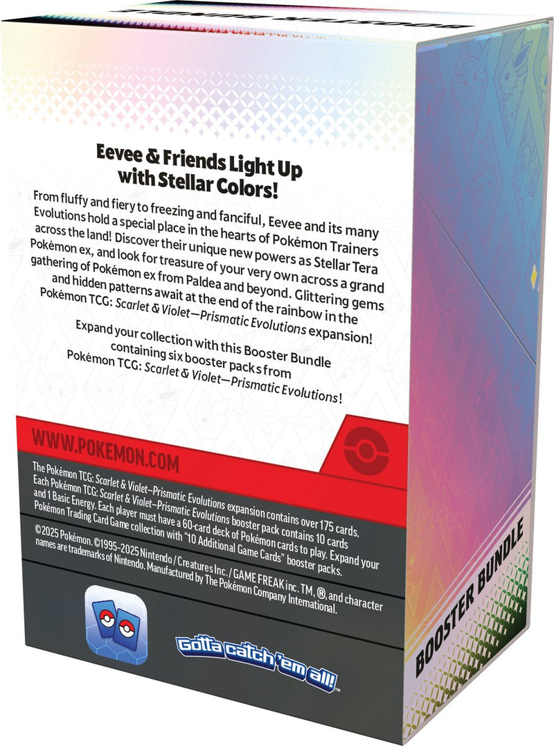 Pokémon Scarlet & Violet Prismatic Evolutions Booster Bundle