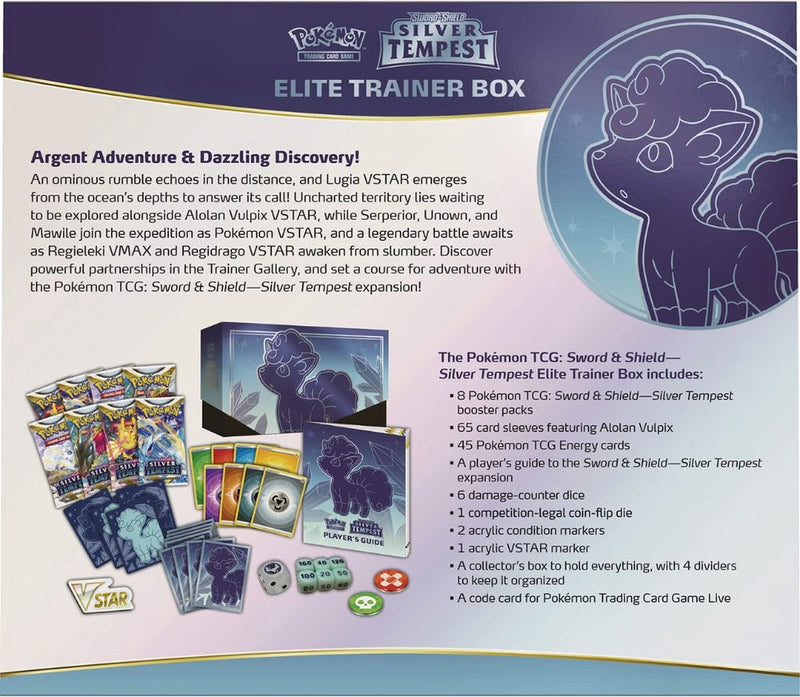 Pokémon Sword & Shield Silver Tempest Elite Trainer Box