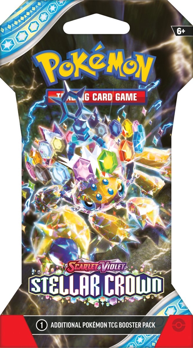 Pokémon Scarlet & Violet Stellar Crown Sleeved Booster Pack