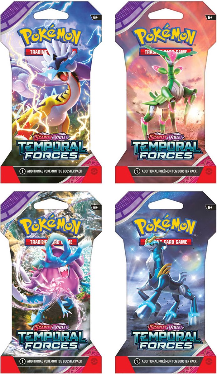 Pokémon Scarlet & Violet Temporal Forces Sleeved Booster Pack